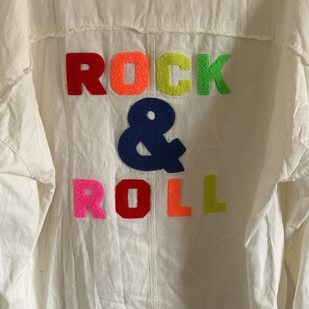 NWT Davi & Dani Rock & Roll Fringe Hem Snap Butto… - image 7